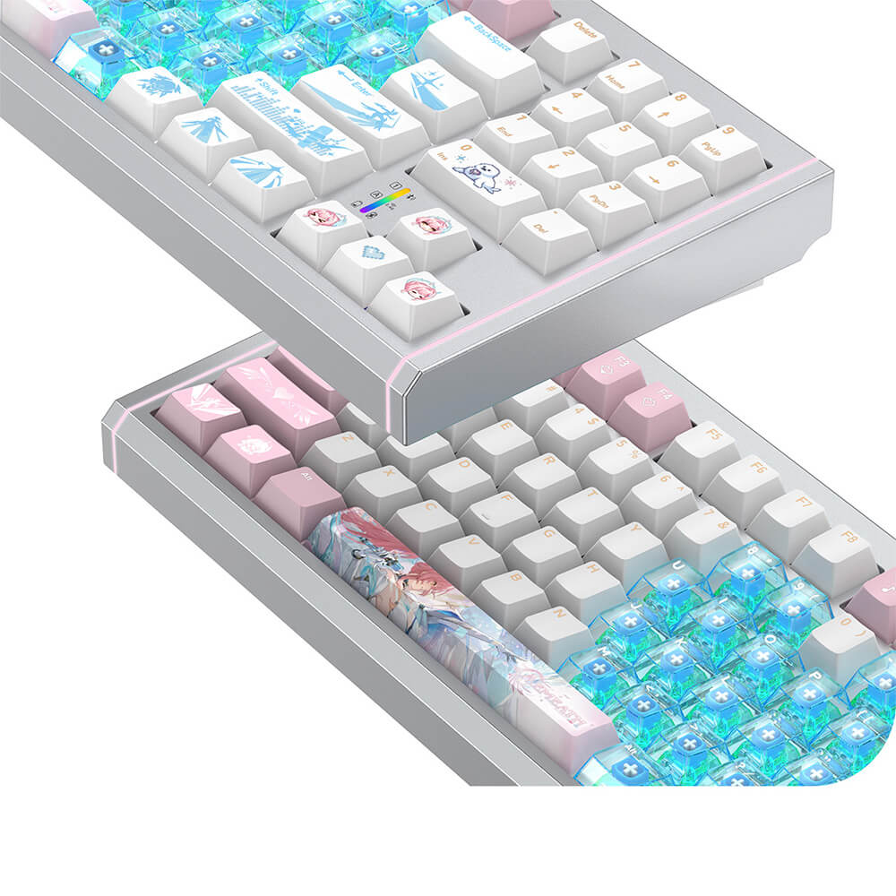 【 Pre order 】Aemeath Snowfluff Whispers Themed Keyboard - Image 10