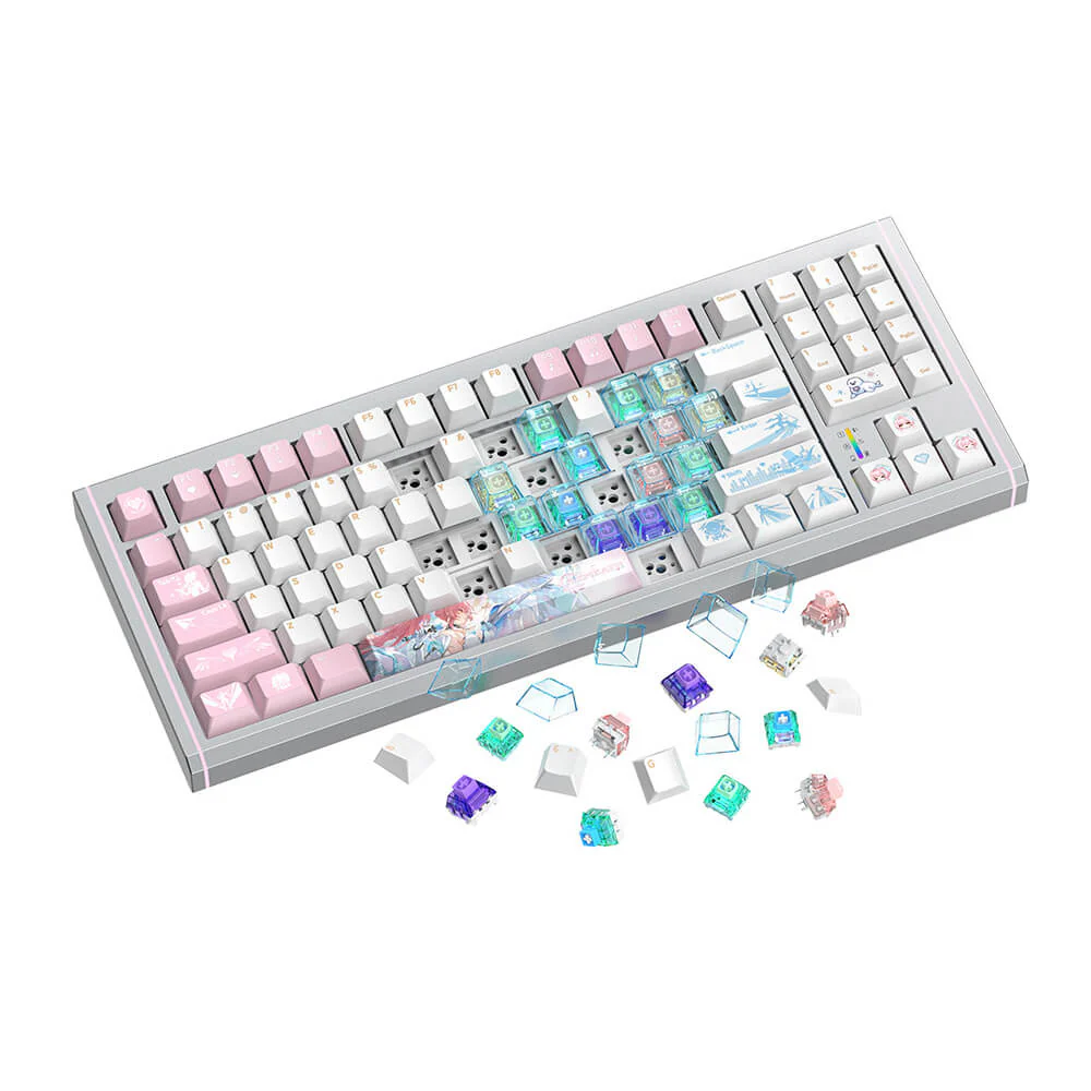 【 Pre order 】Aemeath Snowfluff Whispers Themed Keyboard - Image 11