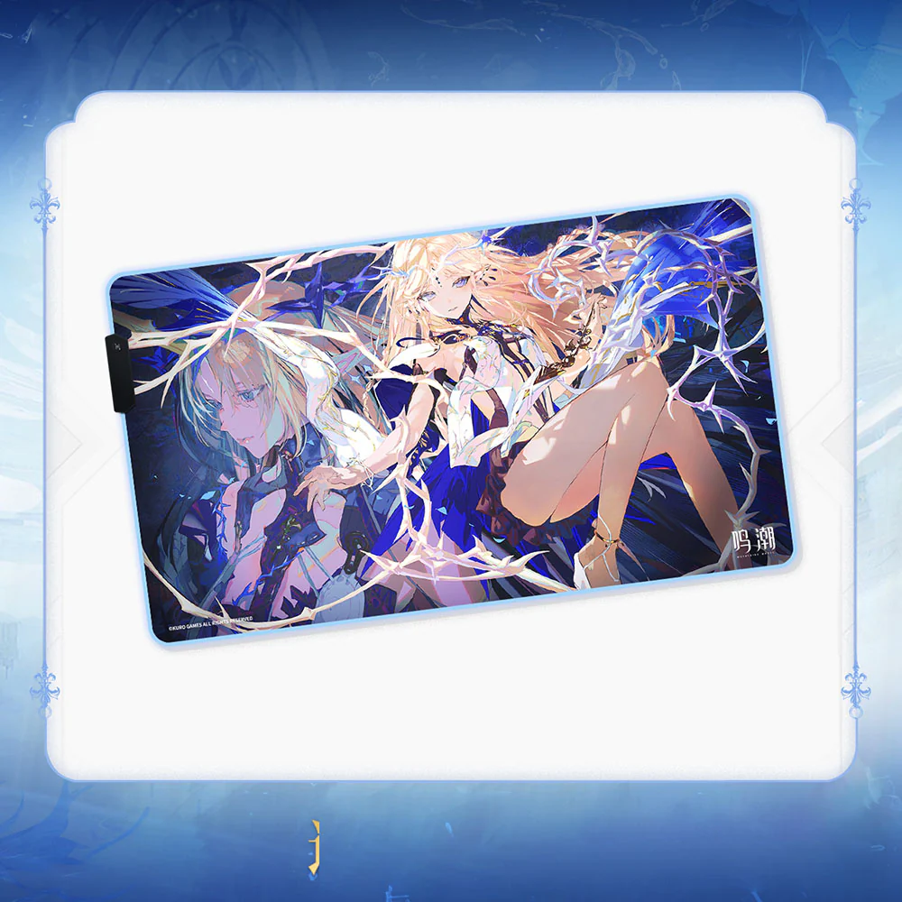 Against the Tides Themed Cartethyia RGB Glowing Mouse Pad