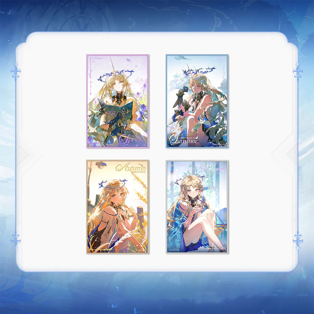 Cartethyia Four Seasons Themed Acrylic Colored Paper