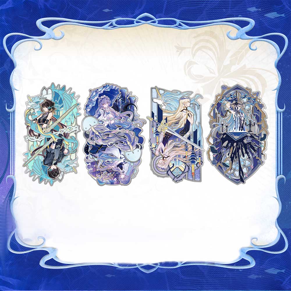 Inverted Tower Series Collectible Metal Badge