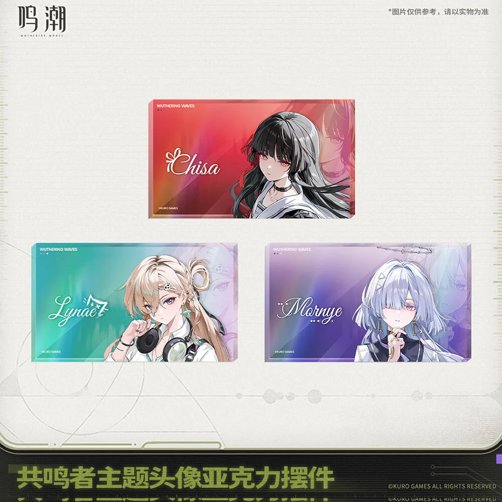 【 Pre order 】Resonator Themed Avatar Acrylic Block Vol.6