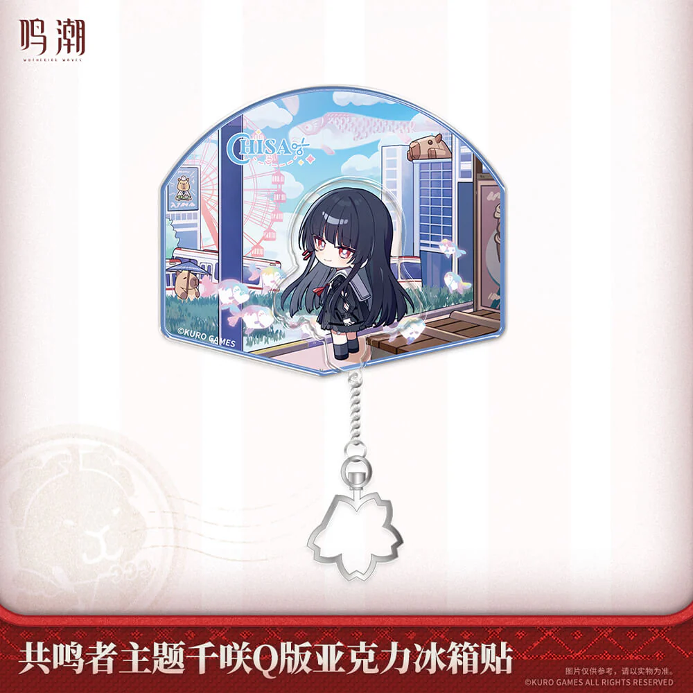 【 Pre order 】Resonator Themed Chibi Chisa Acrylic Fridge Magnet - Image 2