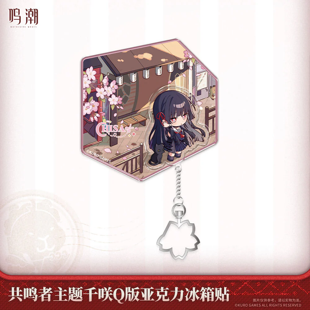 【 Pre order 】Resonator Themed Chibi Chisa Acrylic Fridge Magnet - Image 4