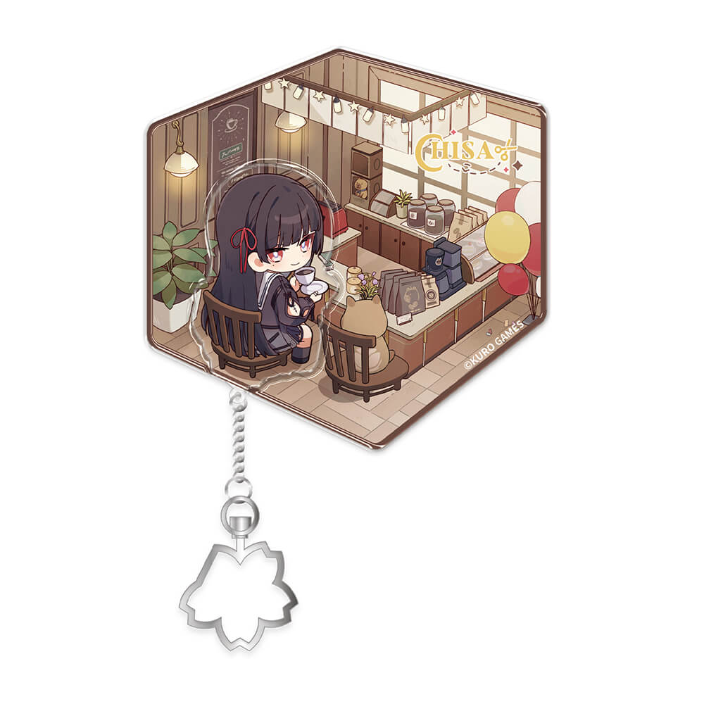 【 Pre order 】Resonator Themed Chibi Chisa Acrylic Fridge Magnet - Image 8