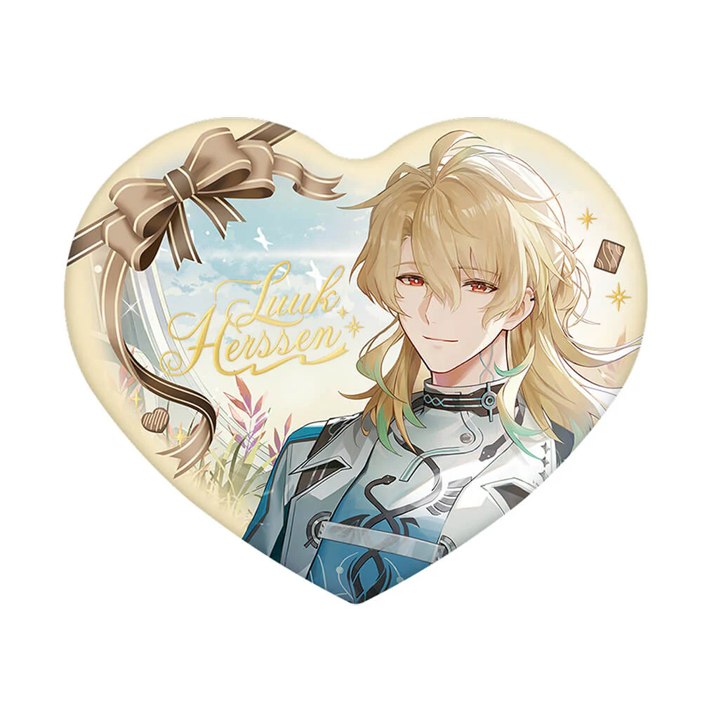 【 Pre order 】When Two Hearts Collide Heart-Shaped Badge - Image 6